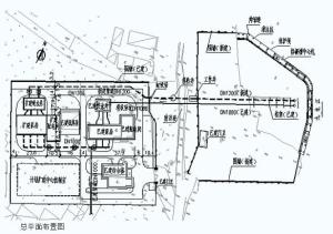 充填井场地总平面布置